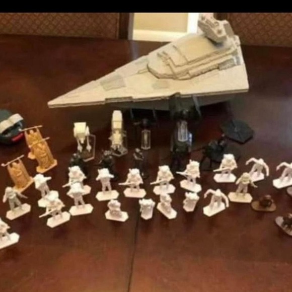 Large Star Wars commandstar Destroyer set